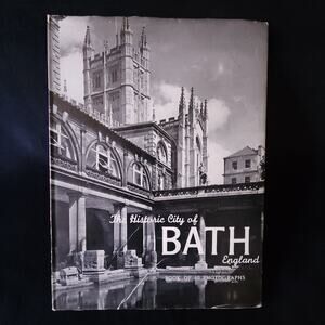 The Historic City Of Bath England MP Wooller Book of 60 Photographs 1969 4th Ed
